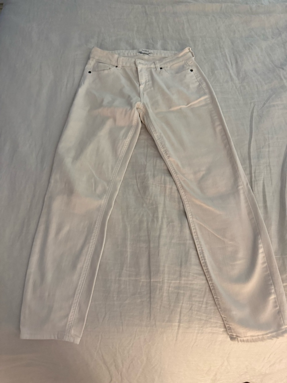 pistola White High-Rise Jeans